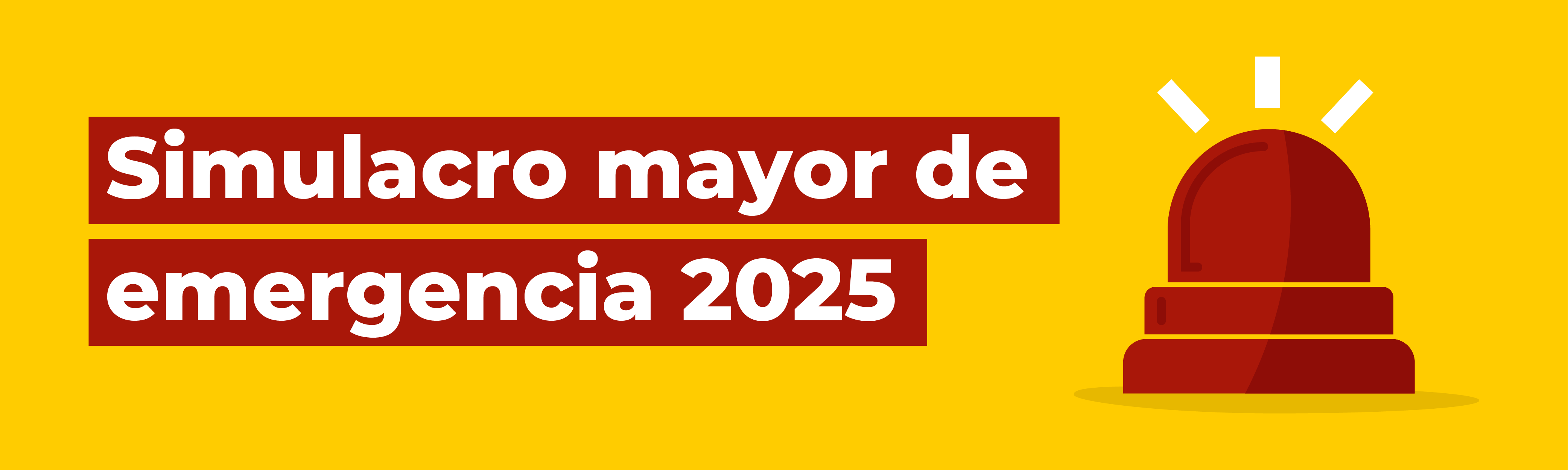 Simulacro mayor de emergencia 2025
