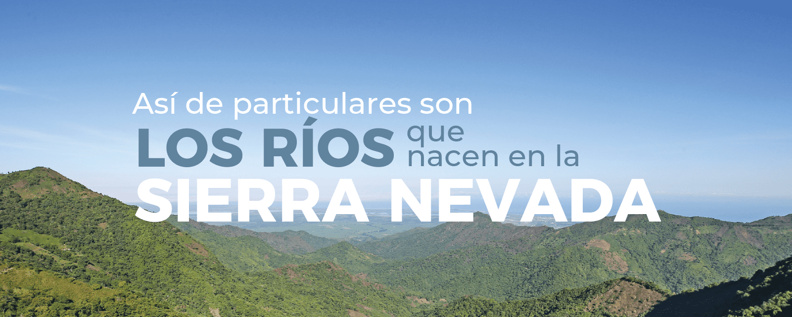 Así de particulares son los ríos que nacen en la Sierra Nevada